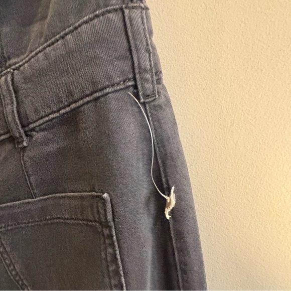 PILCRO Sz 8 The Skipper Jumpsuit Washed Out Smocked Back Wide Leg Strapless NWOT - Picture 7 of 13